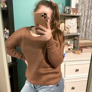 Brown sweater